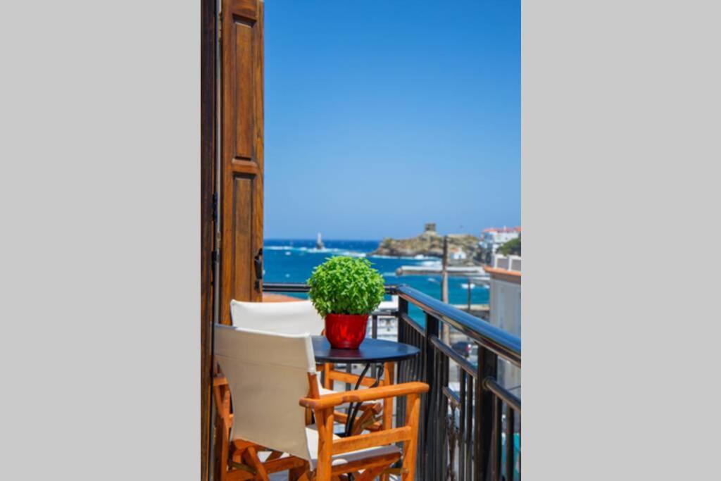 Seaview Stylish Flat In Andros - Walk To Beach Εξωτερικό φωτογραφία